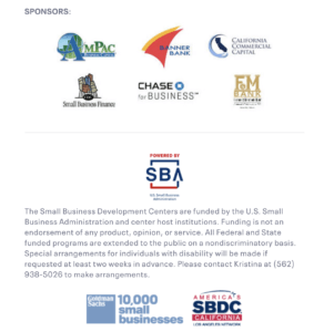 Sponsors for Lenders Event Oct 24 Lakewood