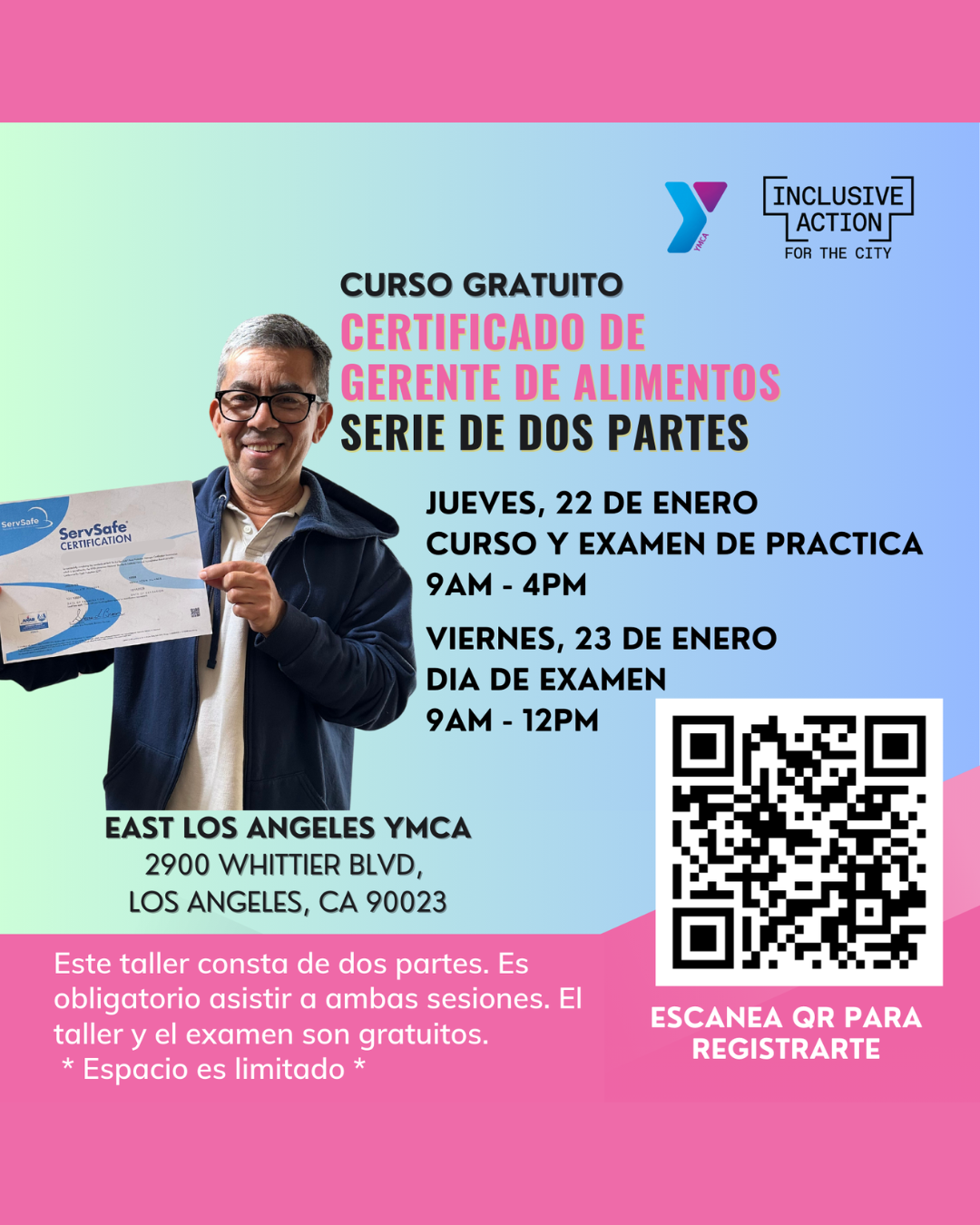 Taller Para Obtener El Certificado De Gerente De Alimentos