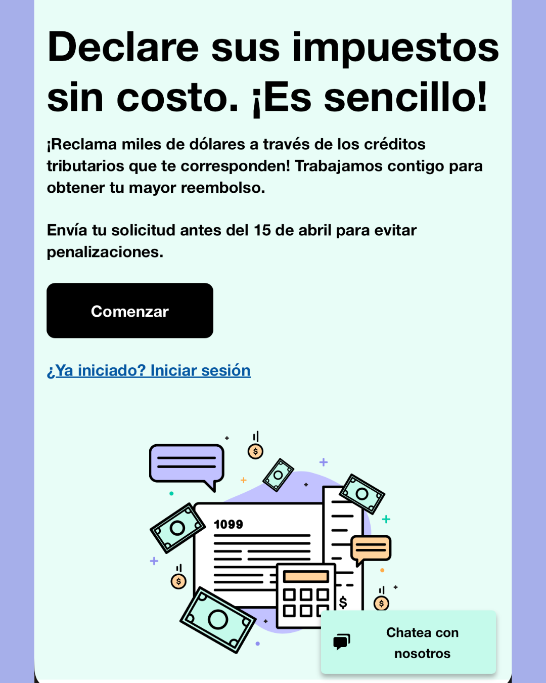 Declare sus impuestos sin costo. ¡Es sencillo!vafinanciera